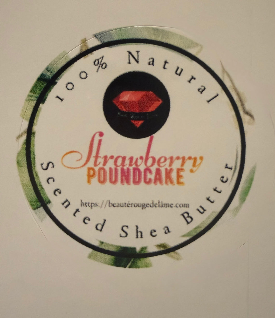 STRAWBERRY POUNDCAKE SCENTED SHEA BUTTER
