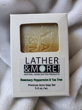 Load image into Gallery viewer, ROSEMARY PEPPERMINT &amp; TEA TREE FACIAL SOAP

