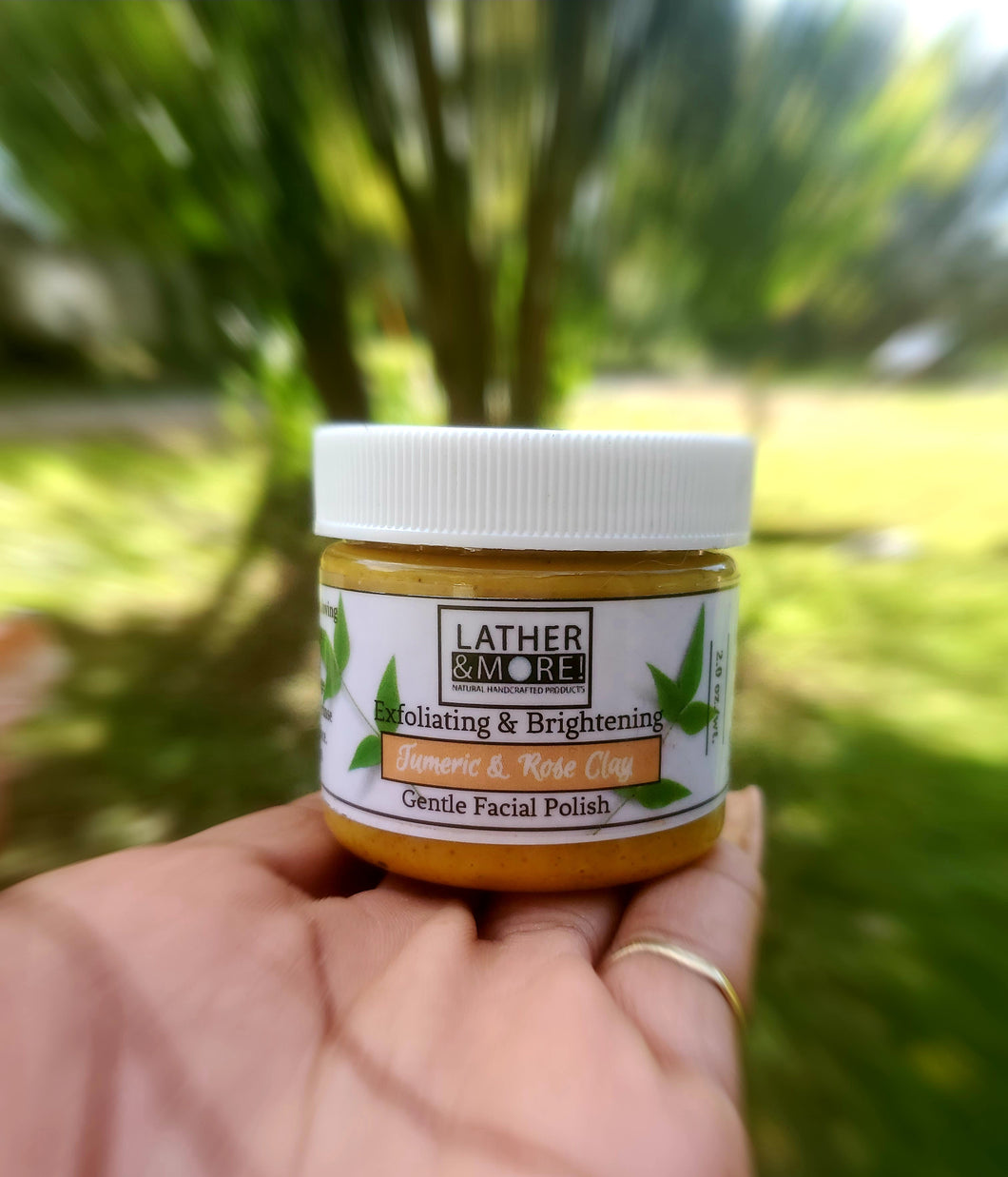 TUMERIC & ROSE CLAY FACE POLISH